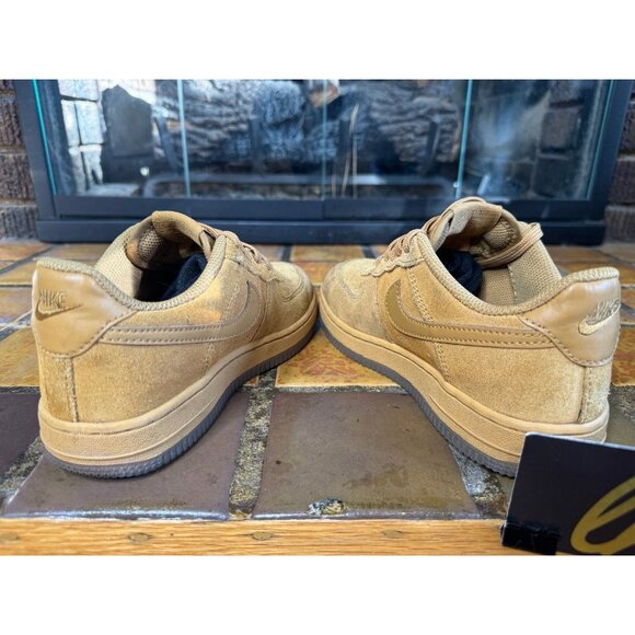 Preschool 2Y Nike Air Force 1 Wheat Brown Gum Athletic Sneakers BQ5486-700 - Picture 7 of 9